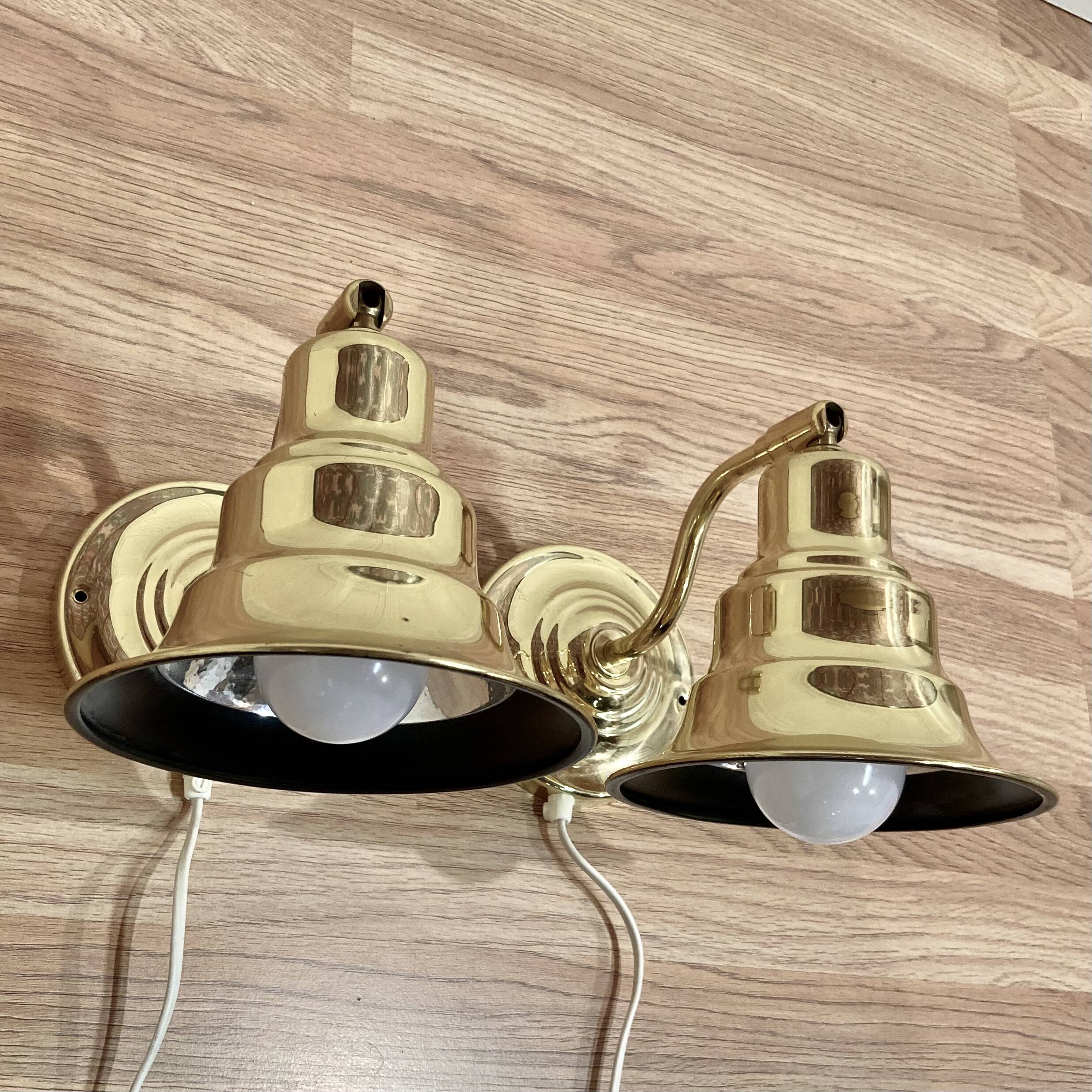 Paire d'appliques modulables scandinaves, 1960