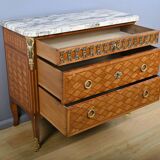 Marquetry commode, Louis XV-Louis XVI Transition style – Early
