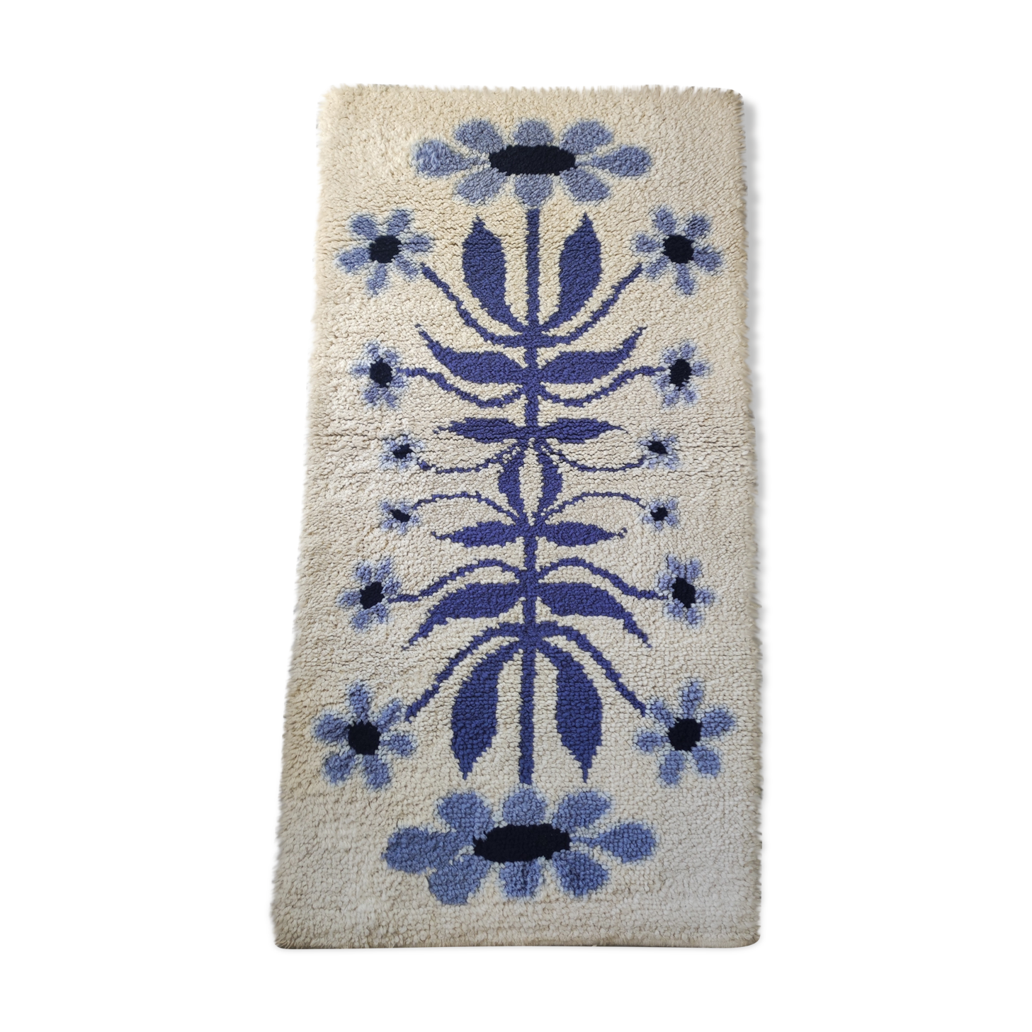 Wool carpets from the 70s  79x147cm