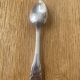 8 large silver-plated metal Art Deco spoons