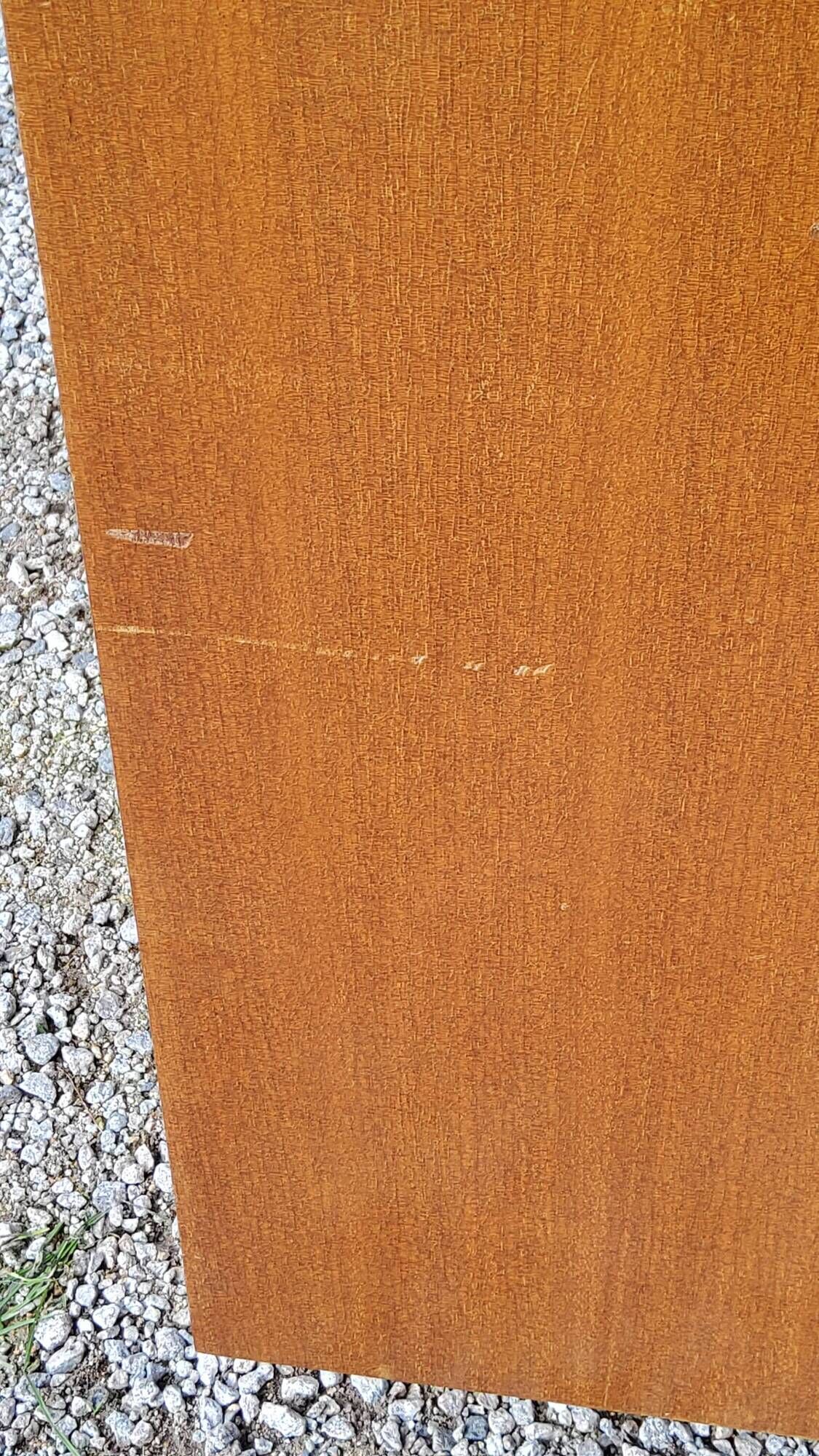Vintage chest of drawers from the 50s/60s in golden mahogany 4 drawers feet bobbin