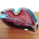 Large Sommerso Murano Glass Ashtray by Flavio Poli, Italy, 1960s