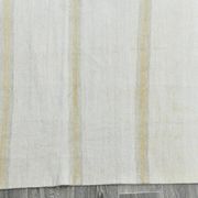 9x12 White & Cream Modern Striped Kilim Rug, 268c358Cm
