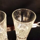 Set of 5 anisette glasses