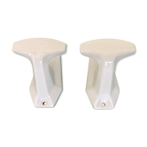 Lot 2 antique porcelain pads
