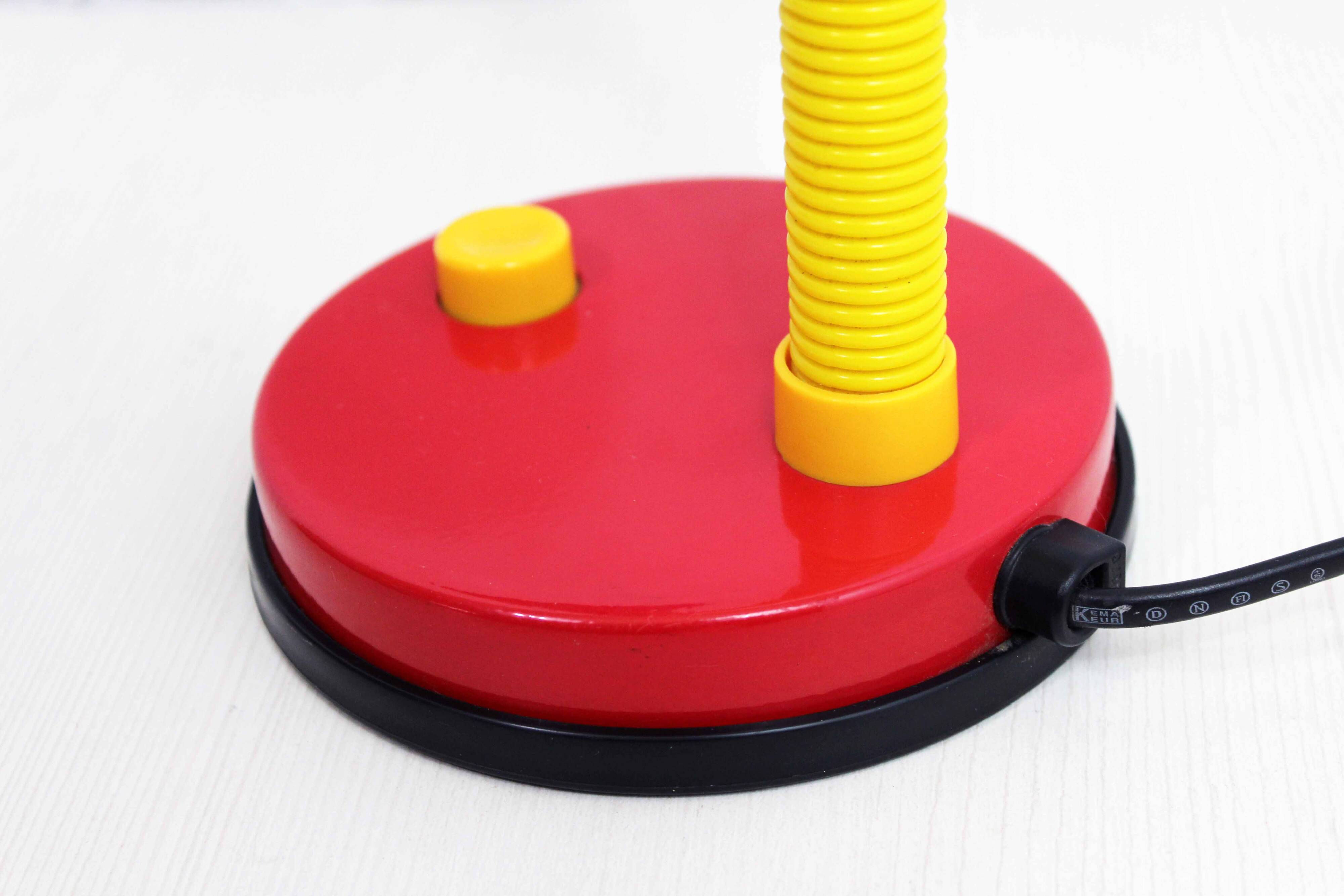 Lampe de bureau multicolore 1980