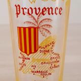 6 orangeade glasses - lemonade - water - regional theme - vintage