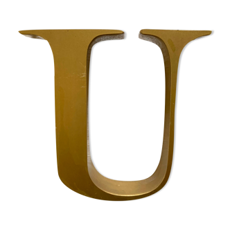 Vintage metal letter