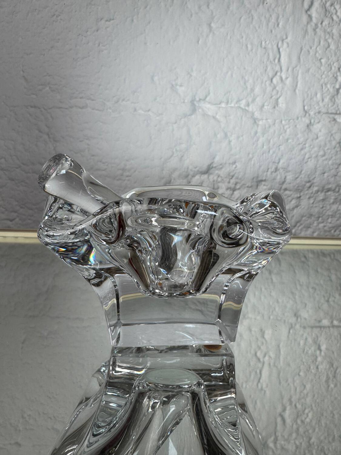 Bayel crystal ashtray from the 70s
