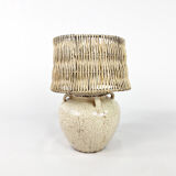 XXL Ceramic Vase Lamp, 1970s