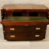 Commode De Marine avec écritoire à Deux Corps En Acajou XIXème Angleterre