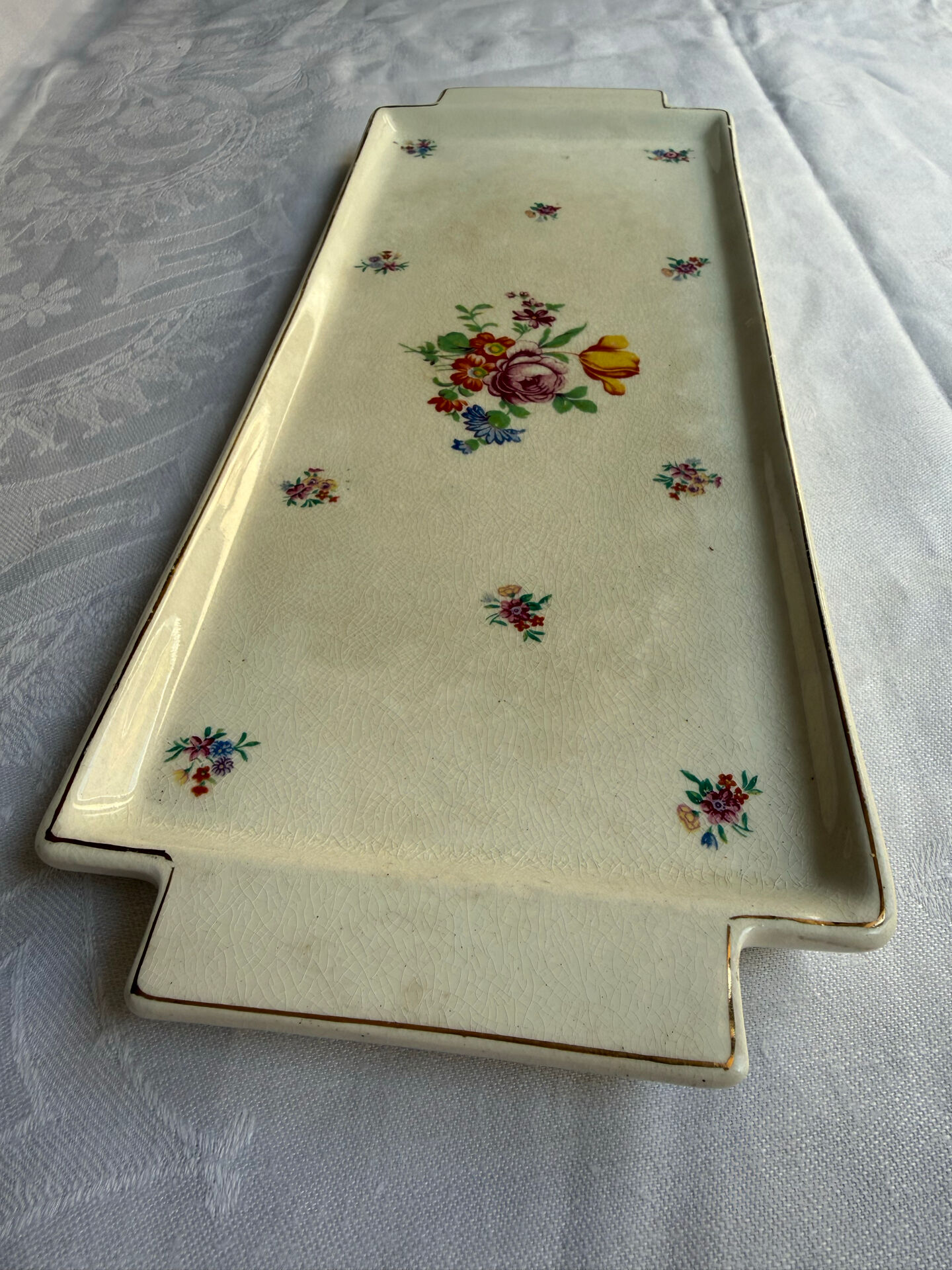 Floral plate C. A. C. Labrut&Cie - Grigny