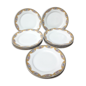 ensemble de 10 assiettes