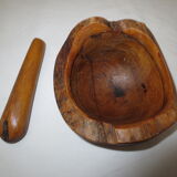 mortar and olive wood pestle