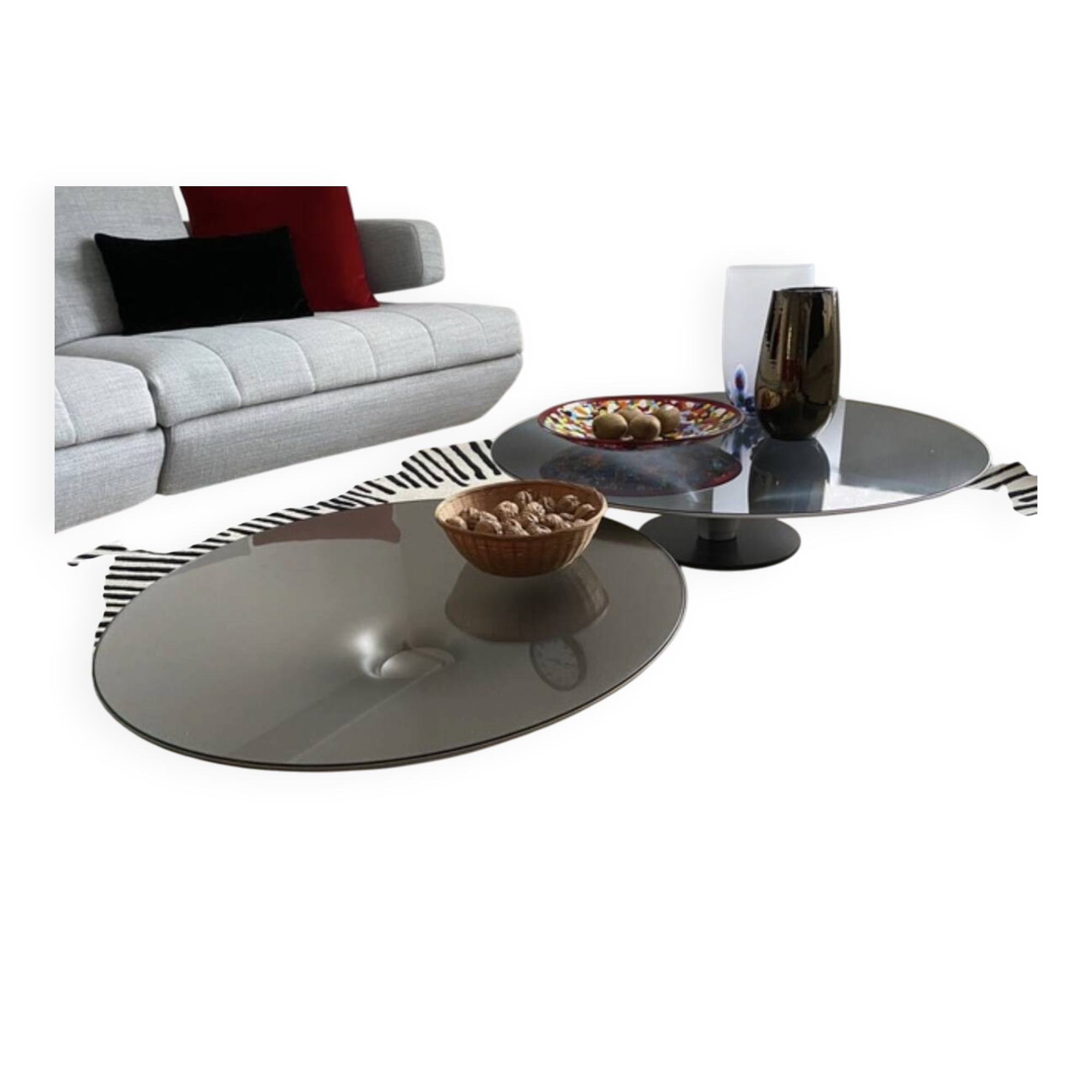 OVNI coffee tables – Roche Bobois – Vincenzo Maiolino – Set of 2