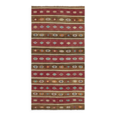 Tapis kilim anatolien vintage fait main turc 162 cm x 305 cm