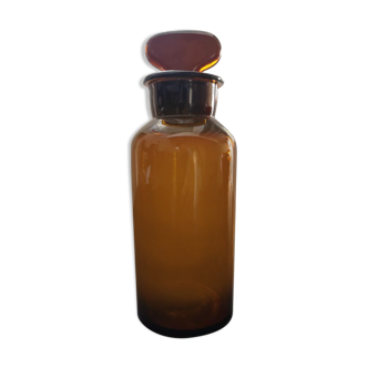 Old bottle/bottle of pharmacy/apothecary amber 500 ml period 1900