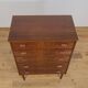 Commode en teck du milieu du siècle, Danemark, années 1960