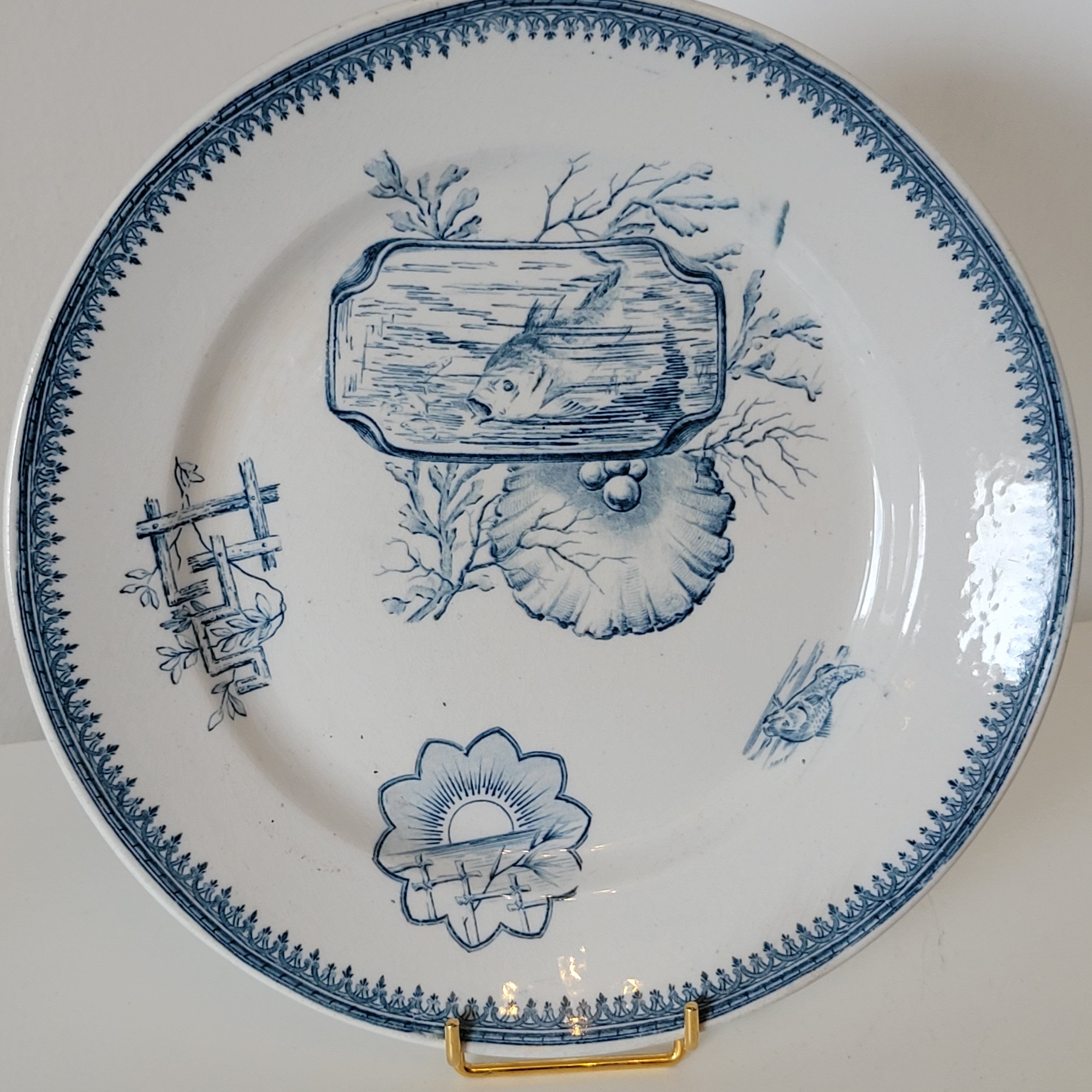 Assiettes A la ville de St Denis Paris nouveautés