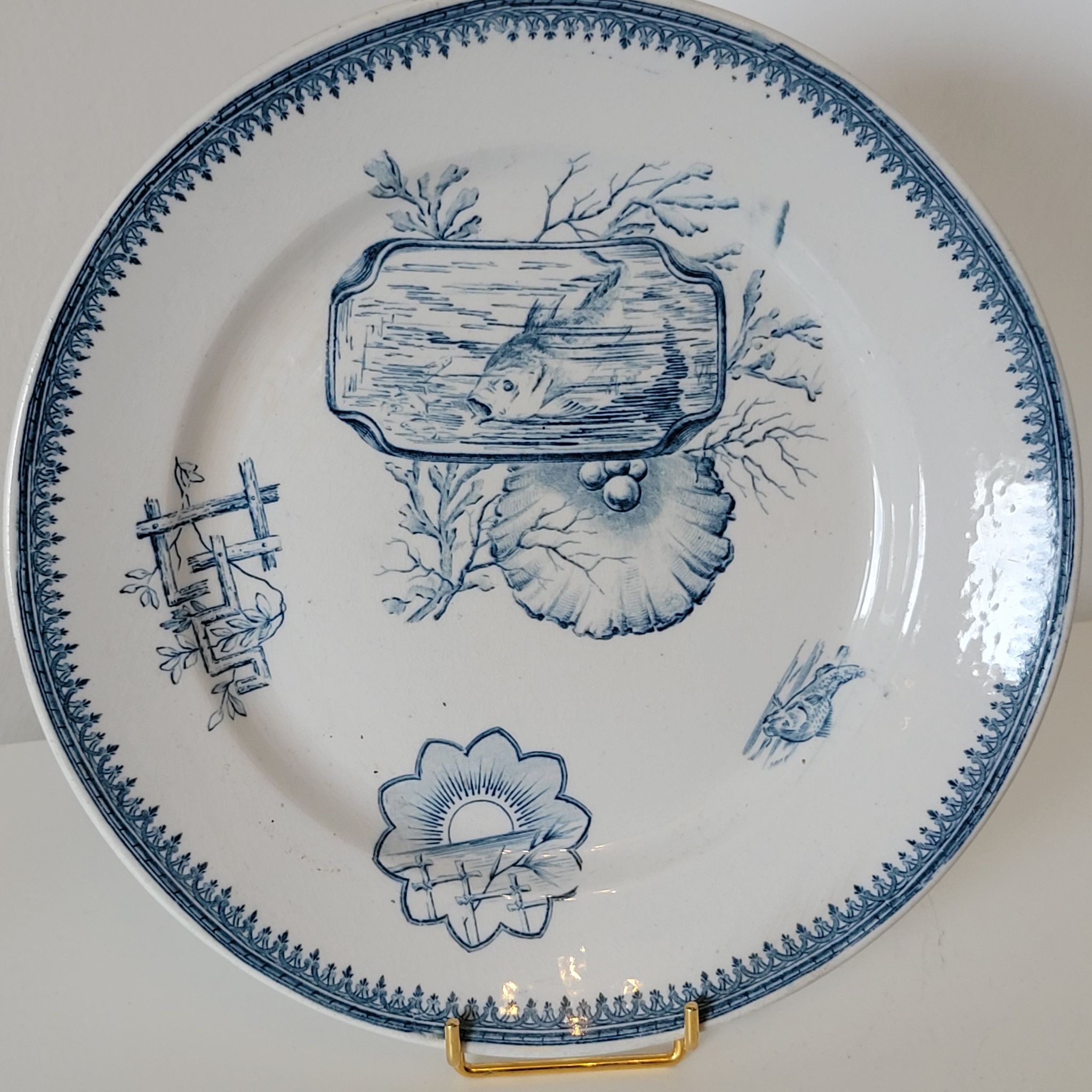 Assiettes A la ville de St Denis Paris nouveautés