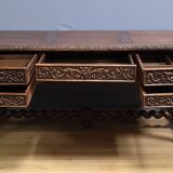 Oak desk, Neo-Gothic style – Late 19th century