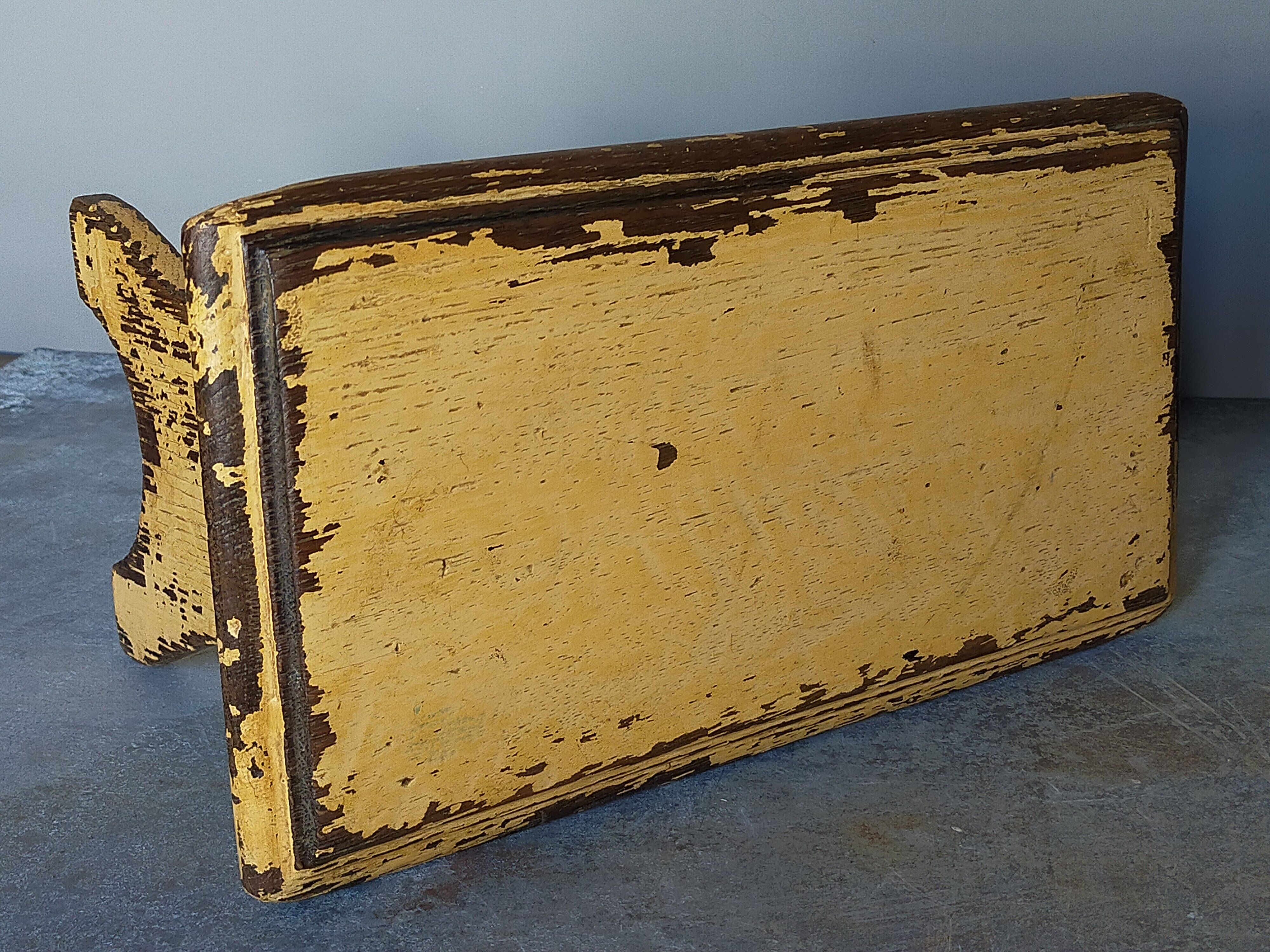 19th-century foot restings with old patina