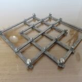 Extendable silver metal underside 40s 50s