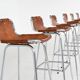 Charlotte Perriand set of six bar stools Les Arcs Ski Resort France 1960