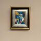 Original Finnish Oil on Panel – “Face” by Christian Immonen – Signed – Dated 1990 – Vintage & Framed