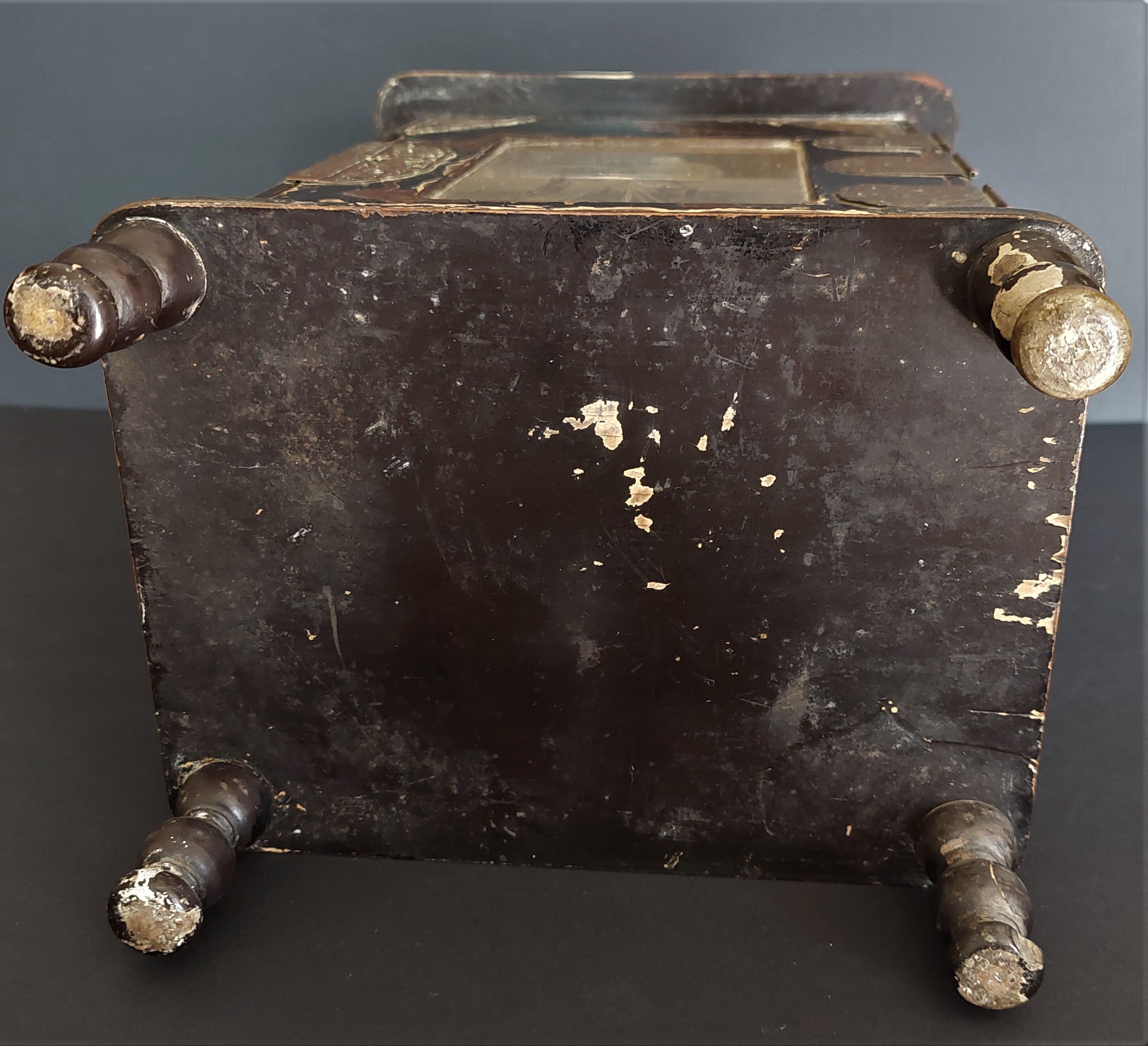 Cabinet furniture japan edo period signature and color photo