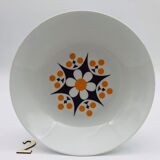 6 hollow plates in bohemian porcelain, 1970s, TK Thun -Czechoslovakia