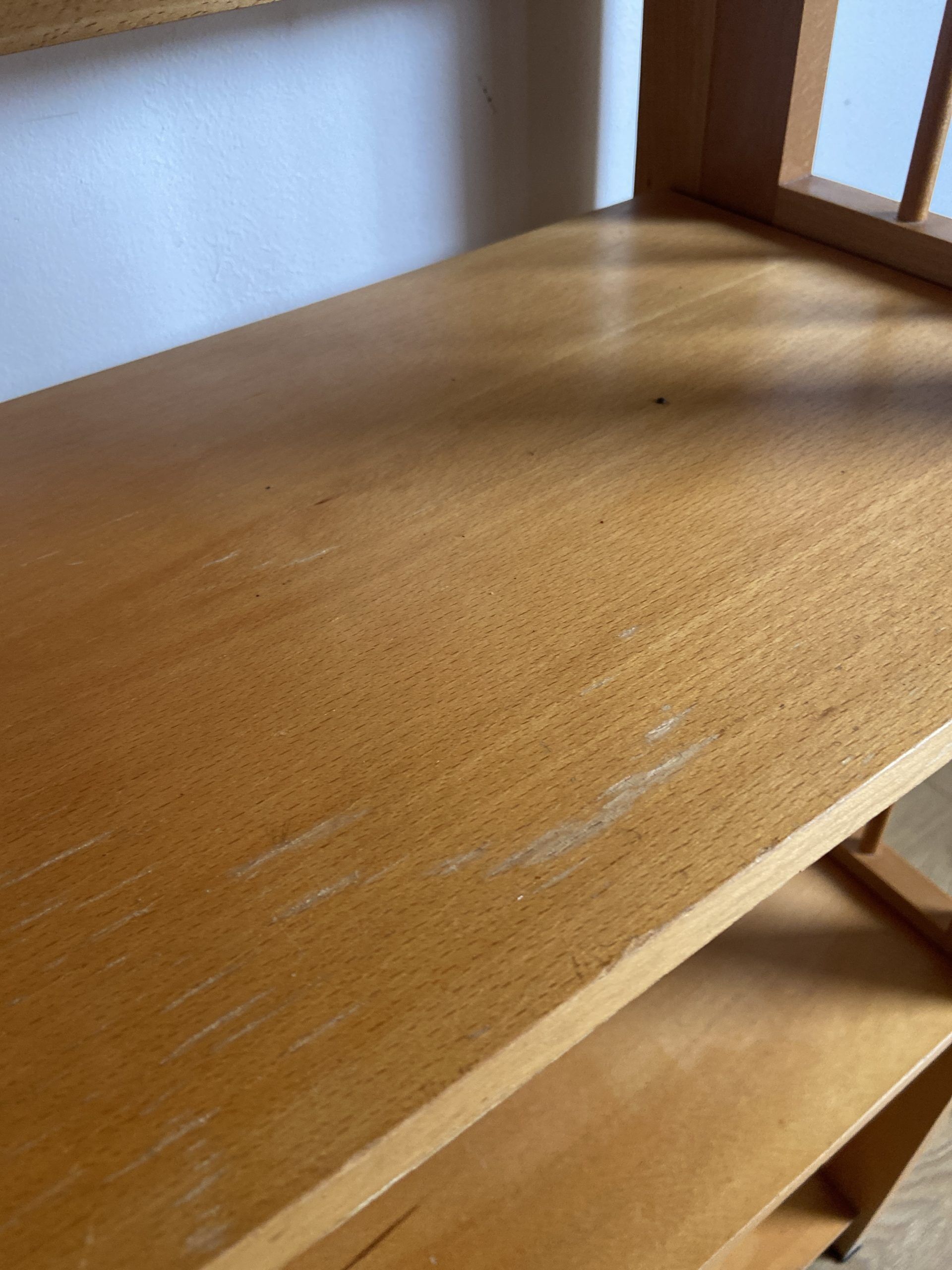 Folding bookseller shelf 70s