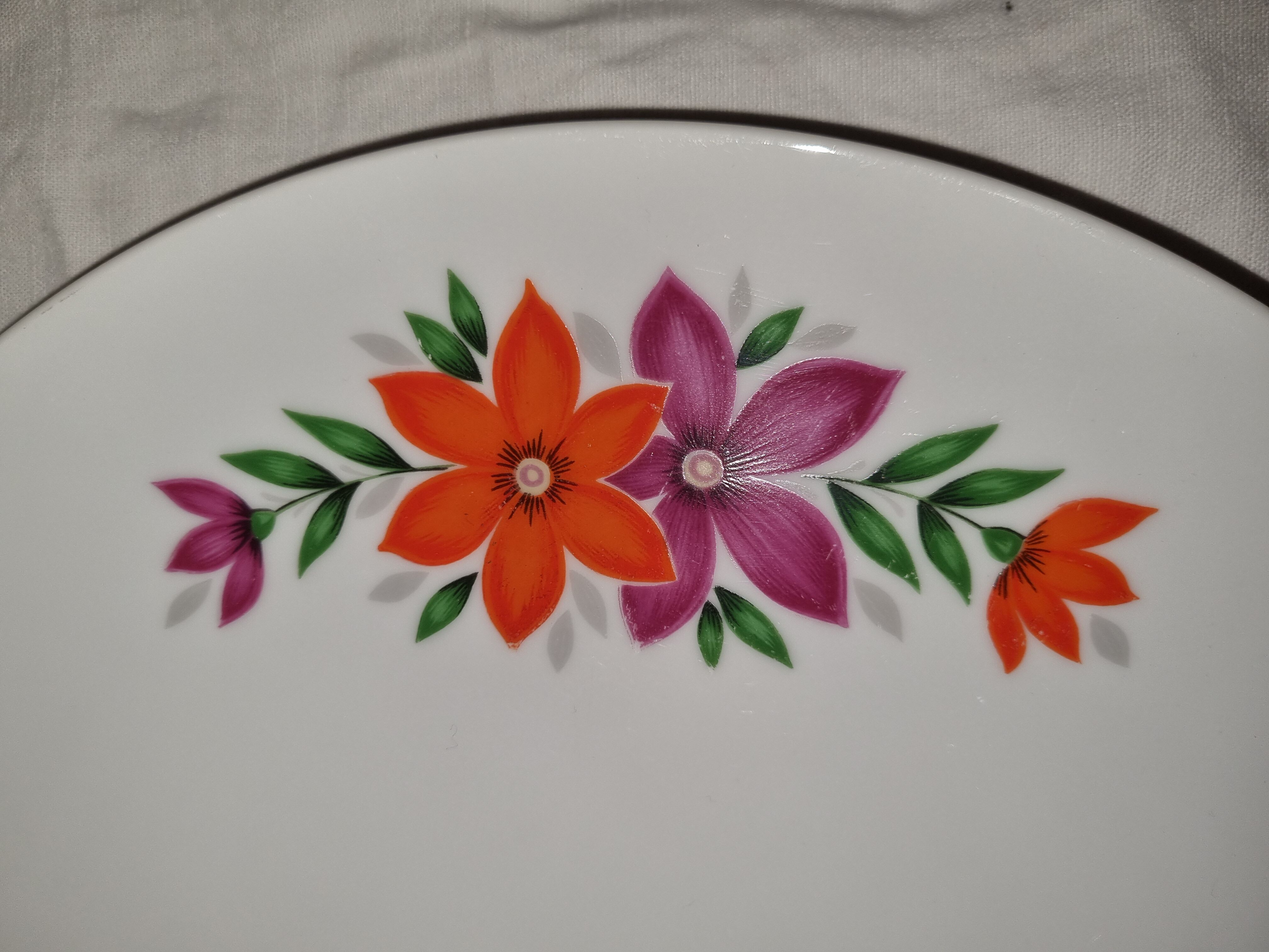 Serving dish oval porcelain bavaria, 1970