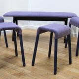 Set of 4 Strole designer poufs, Johanson