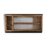 Solid wood cobbler's display case