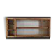 Vitrine de sabotier en bois massif