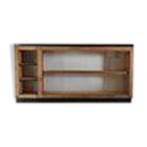 Solid wood cobbler's display case