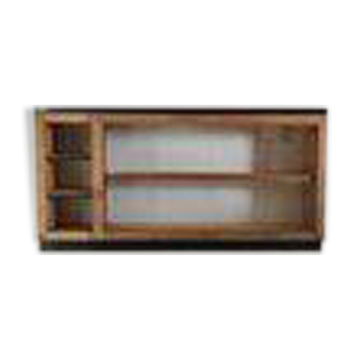 Vitrine de sabotier en bois massif