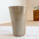 Vintage ceramic jug in taupe brown glaze