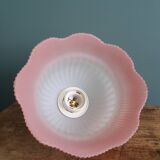 Pendant lamp with glass shade