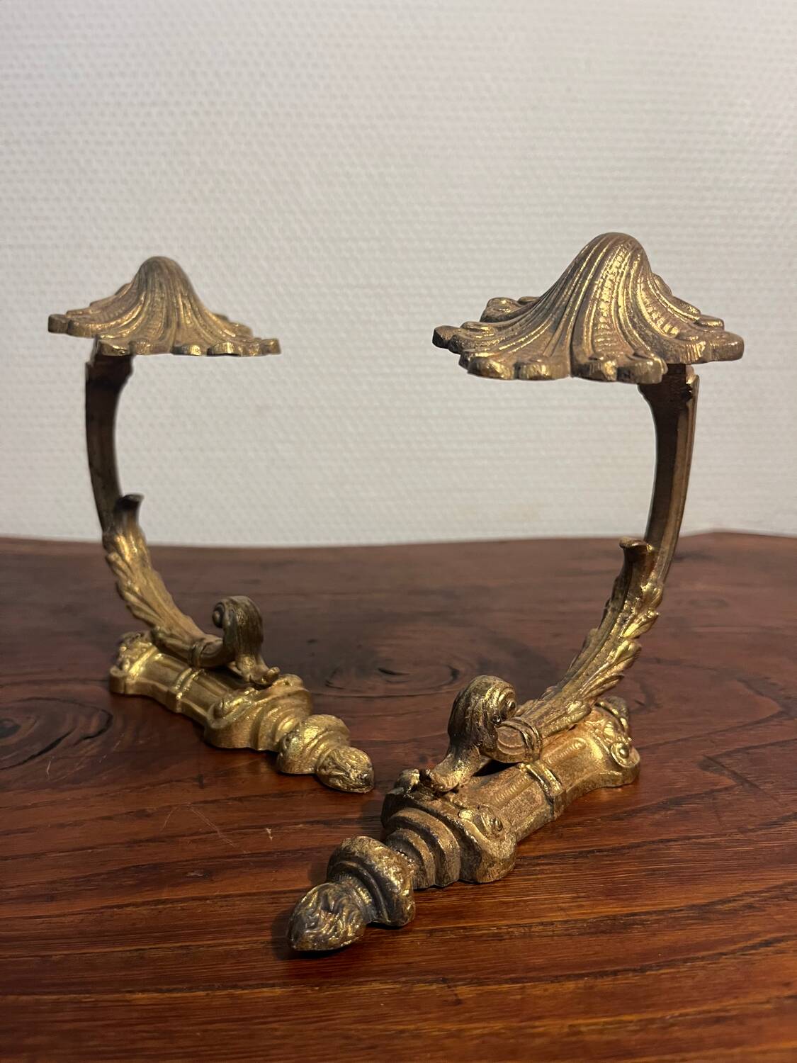 Bronze curtain tieback hook