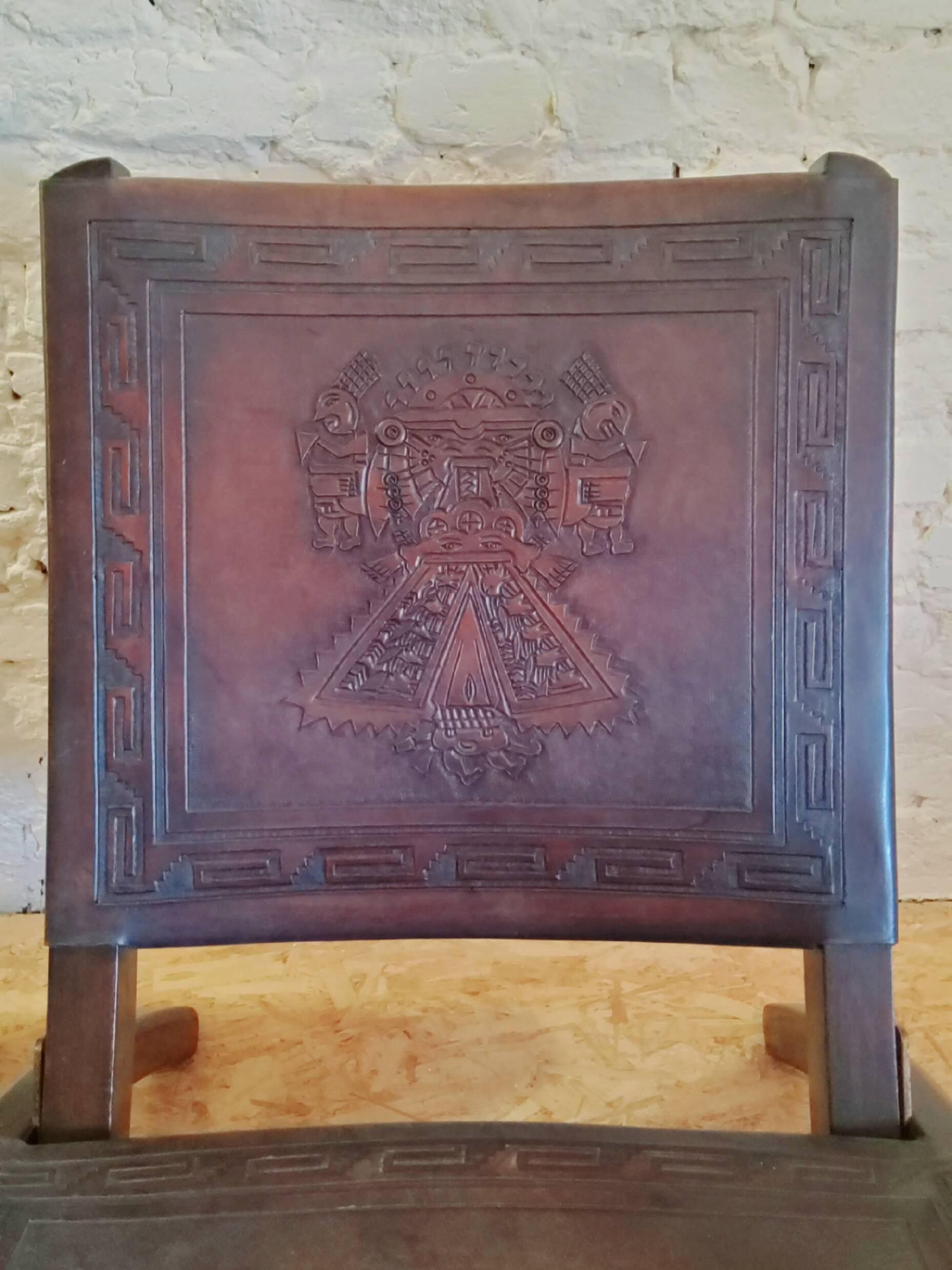 Pair of "Relax" armchairs in leather and wood, Angel I. PAZMINO - 1950