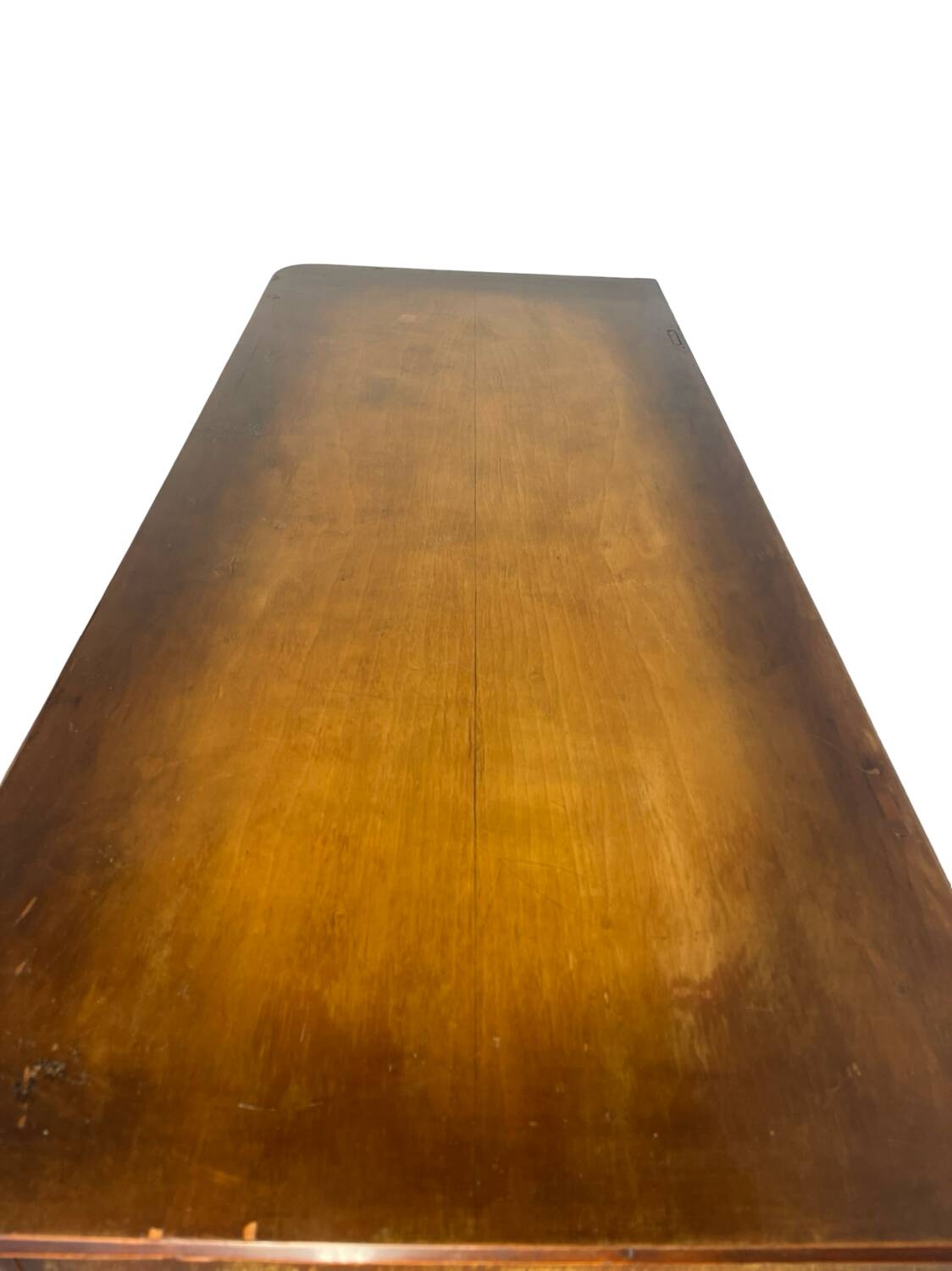 Commode italienne en placage et bois massif de noyer, années 1940-1950