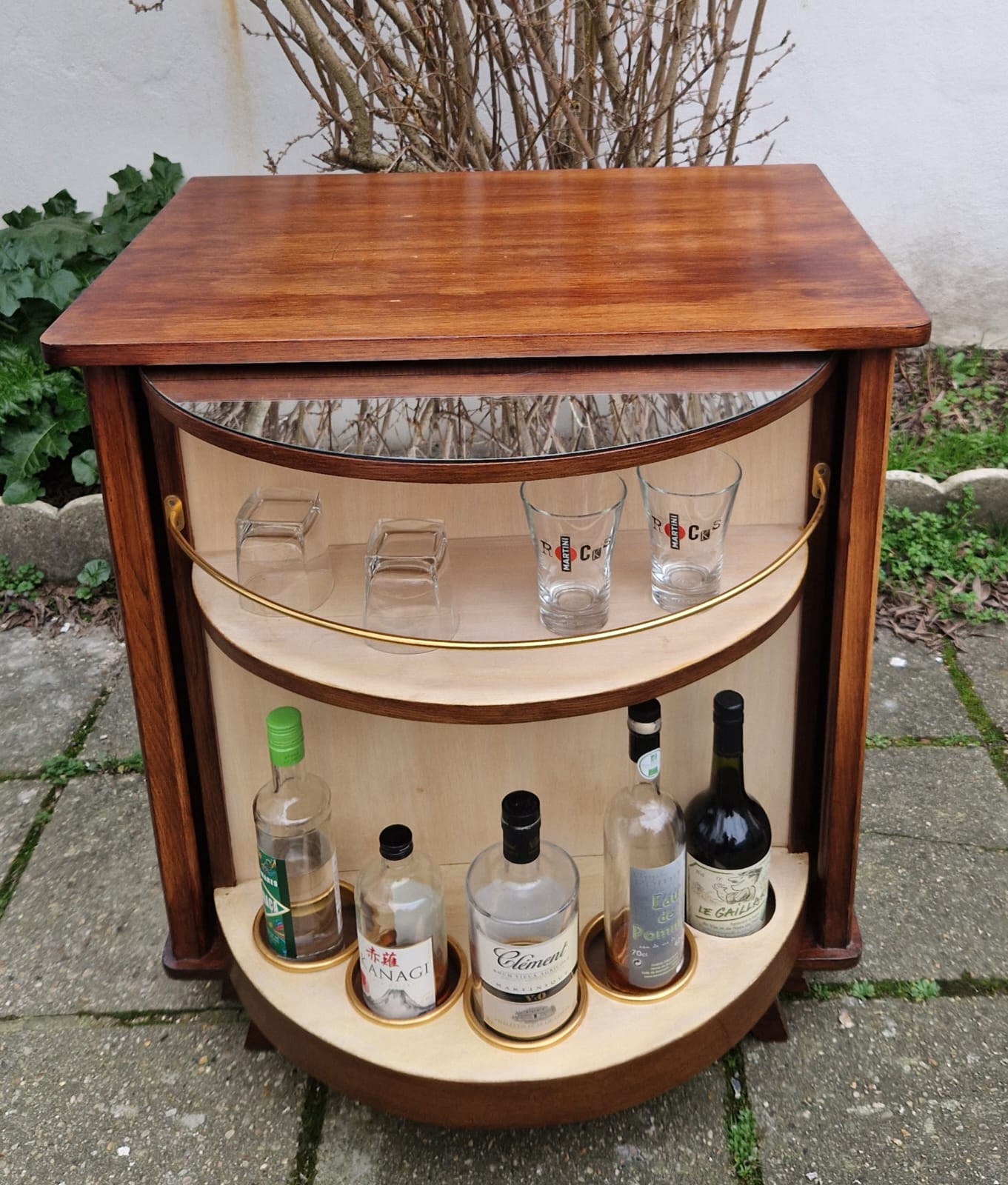 Swivel bar cabinet 1960