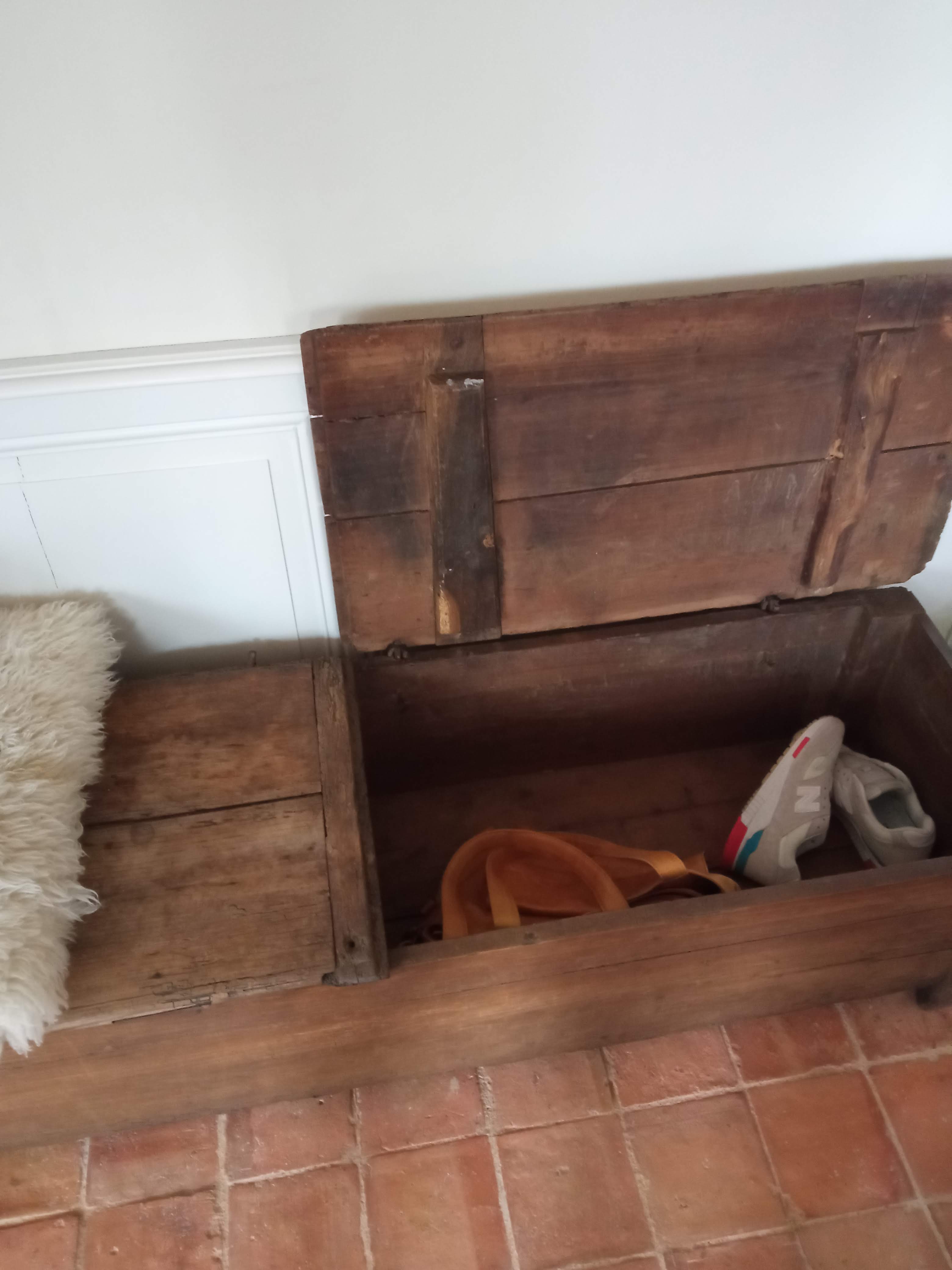 18th century old chest