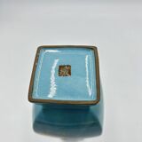 Chinese porcelain vase, cetadon, with gold leaf, Jingdezhen