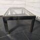 Chrome and gold metal coffee table by Romeo Rega from the 1970s.