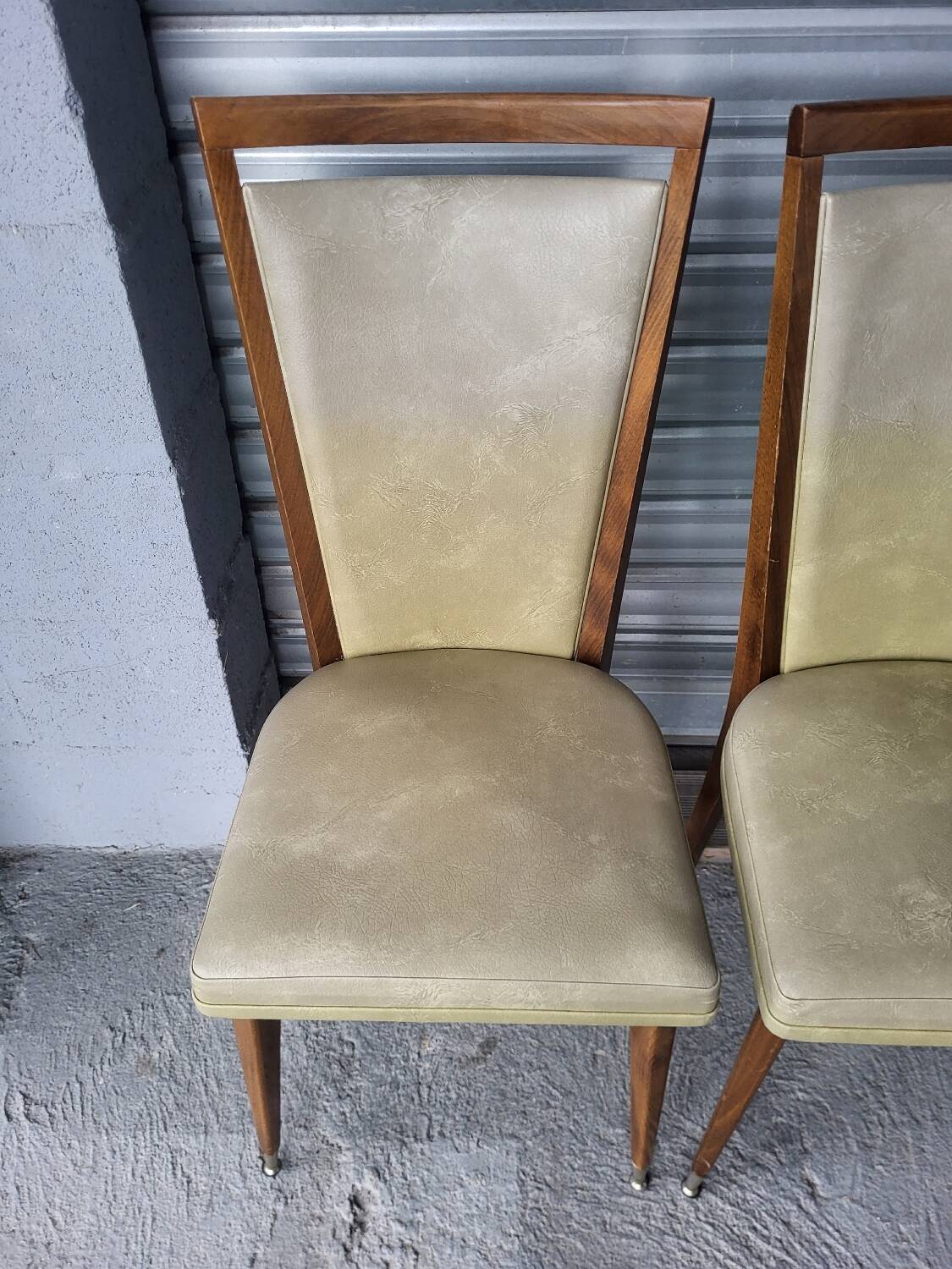 Série suite de 8 chaises Vintage circa 1960
