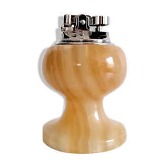 Briquet de table en onyx vintage