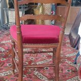 Rare chaise de chambre Napoléon III (1870/80), de style anglais